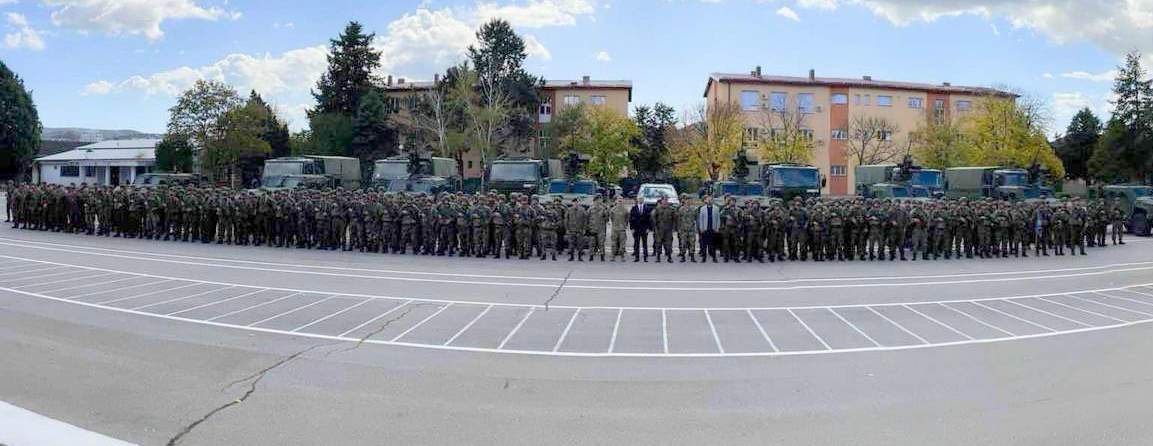 Formal Military Formation Ceremony of the Reinforced Company from the Light Infantry Battalion Group participating in the Multinational Exercise “Saber Junction 2025” in Germany