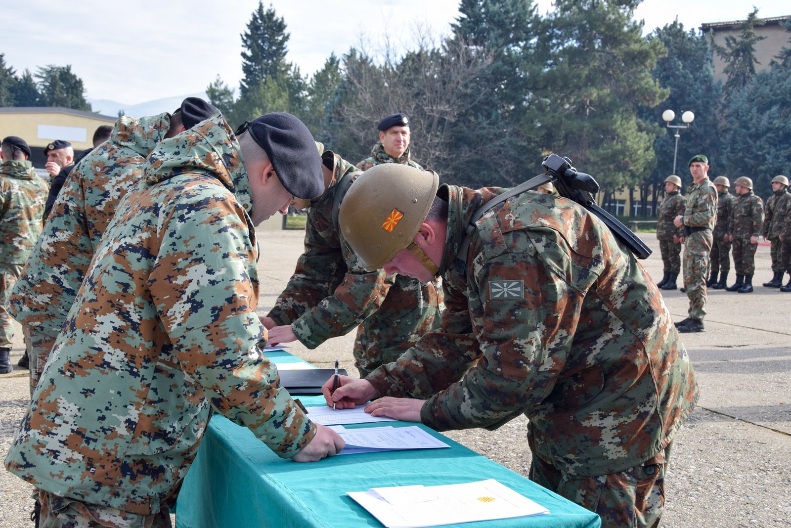 Свеченост по повод заклетва на новопримените професионални војници во Армијата