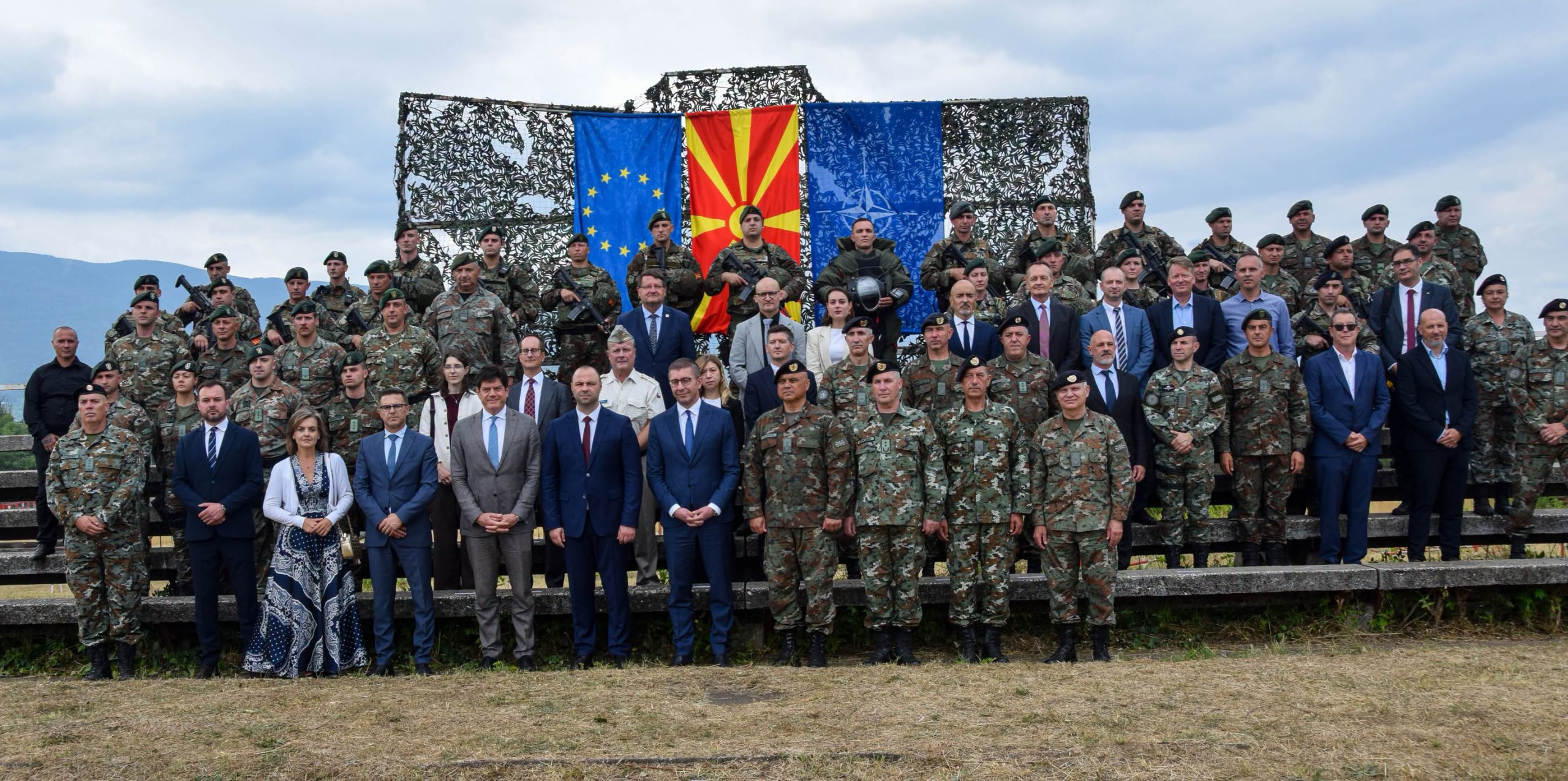 Министерството за одбрана и Армијата ја презентираа новодобиената опрема набавена преку пакетите за поддршка на Европскиот мировен фонд