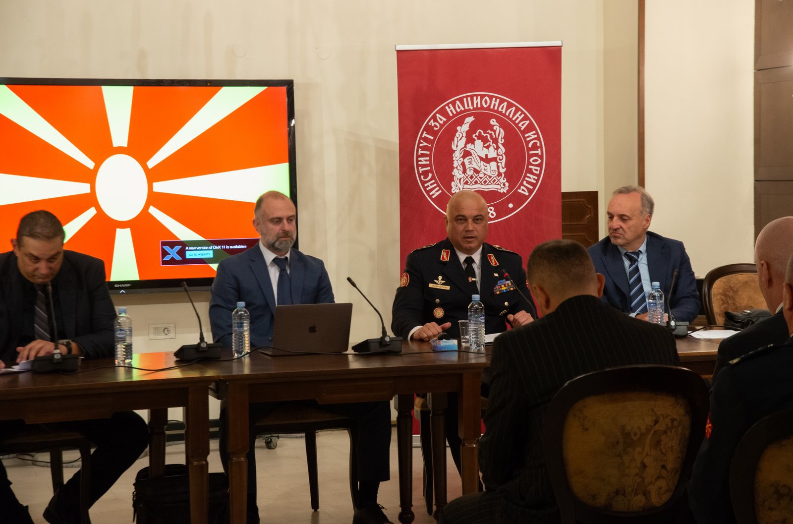 Началникот на Генералштабот на Армијата, генерал-мајор Сашко Лафчиски, денеска учествуваше на панел-дискусијата во рамки на серијалот „Дијалог за Историја и Стратегија“